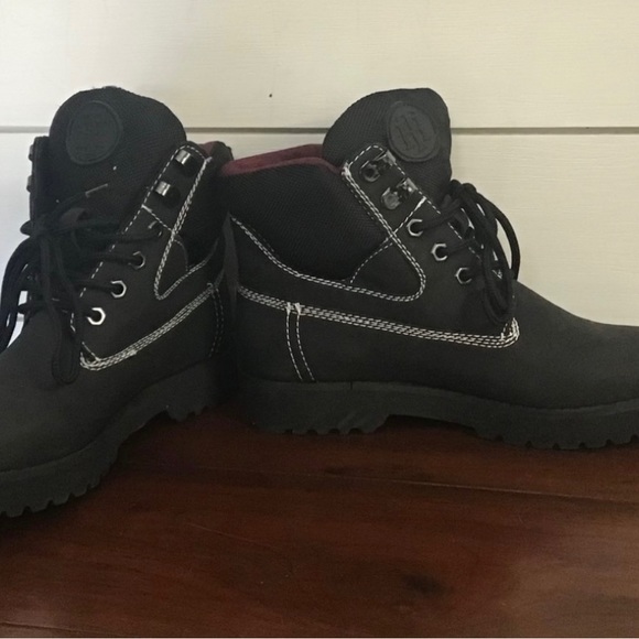 Tommy Hilfiger lace up boots 7m - Picture 3 of 4